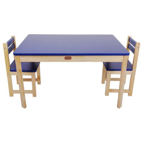Tikk Tokk Tikk Tokk Little Boss 3 Piece Rectangle Table & Chair Set
