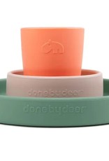 Done By Deer Done By Deer Silicone dinner set Croco Colour Mix