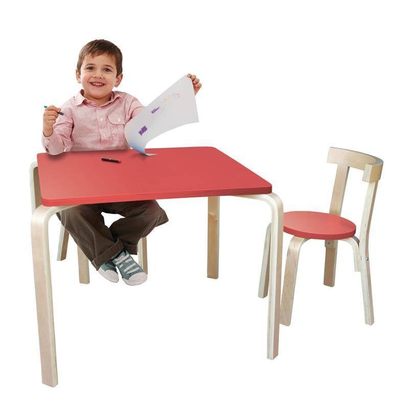 Jolly Kidz Jolly Kidz Scandi Table and Chairs 60cm Sqr 