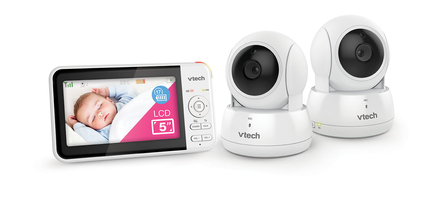 VTech VTech BM5550AU 2-Camera Pan & Tilt Video & Audio Baby Monitor