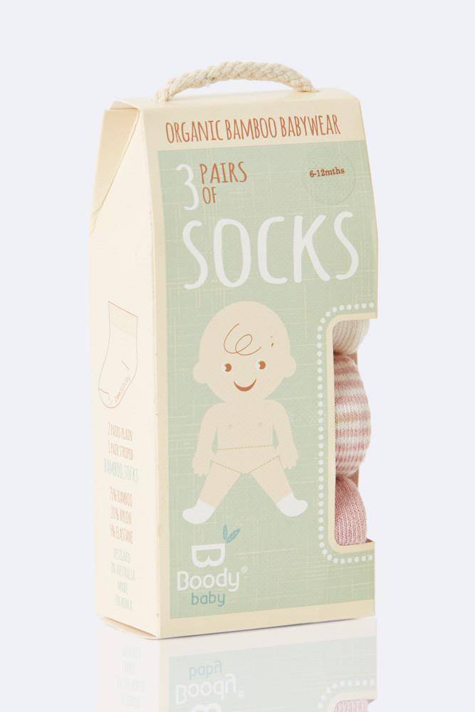 Boody Baby Boody Baby Socks 3 Pack