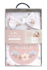 Living Textiles Living Textiles Hello World Gift Set