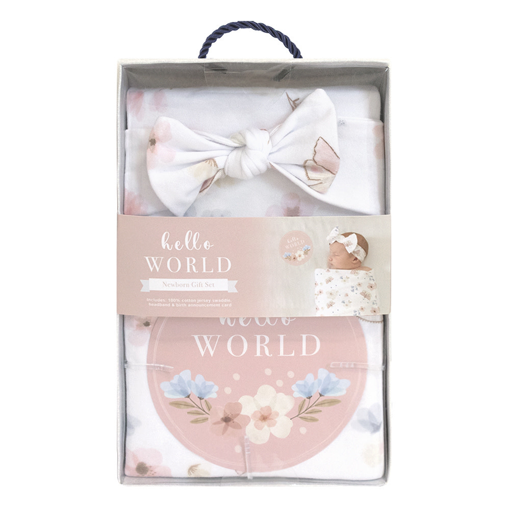 Living Textiles Living Textiles Hello World Gift Set