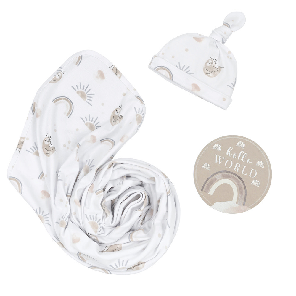 Living Textiles Living Textiles Hello World Gift Set