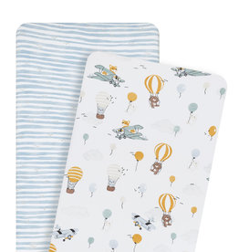 Living Textiles Living Textiles 2pk Bassinet Fitted Sheets