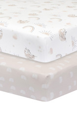 Living Textiles Living Textiles 2pk Cot Fitted Sheets