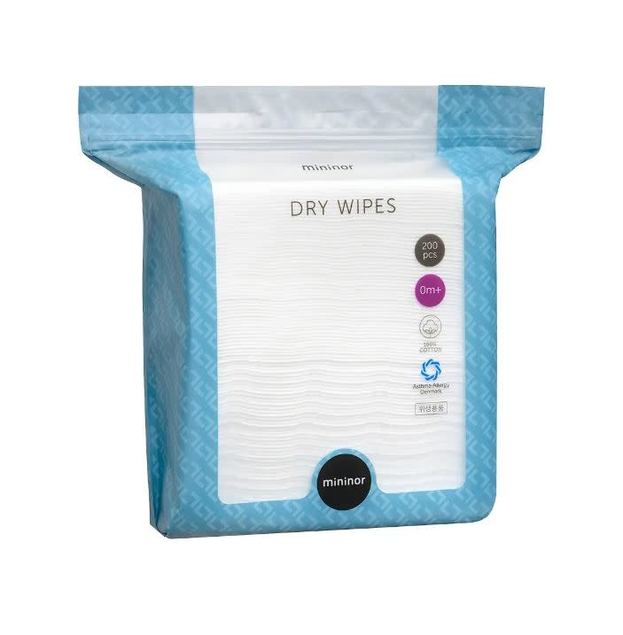 Mininor Mininor Dry Wipes 200