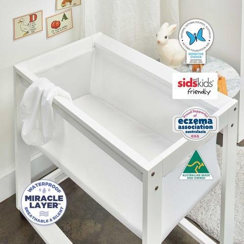 Protect-A-Bed Protect-A-Bed Mattress Protector Tencel Fitted Bassinette (56cmx40.5cm)