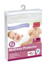 Protect-A-Bed Protect-A-Bed Mattress Protector Terry Fitted Encased Cot (130cmx68cm)
