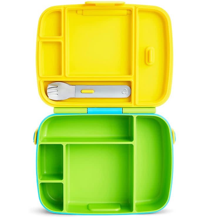Munchkin Munchkin Lunch Bento Box with Stainless Steel Utensils - Assorted