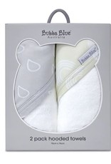 Bubba Blue Bubba Blue Nordic 2 PK Hooded Towel