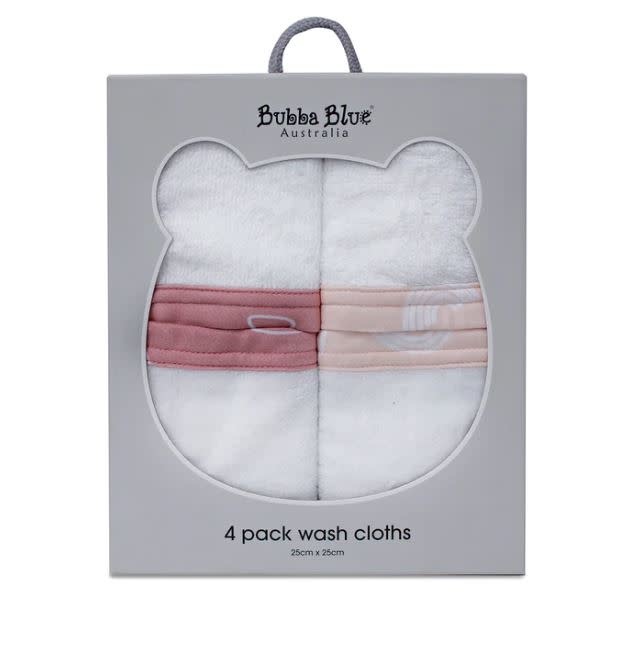 Bubba Blue Bubba Blue Nordic 3PK Wash Cloth