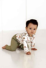 Snuggle Hunny Kids Snuggle Hunny Dino Long Sleeve Organic Bodysuit