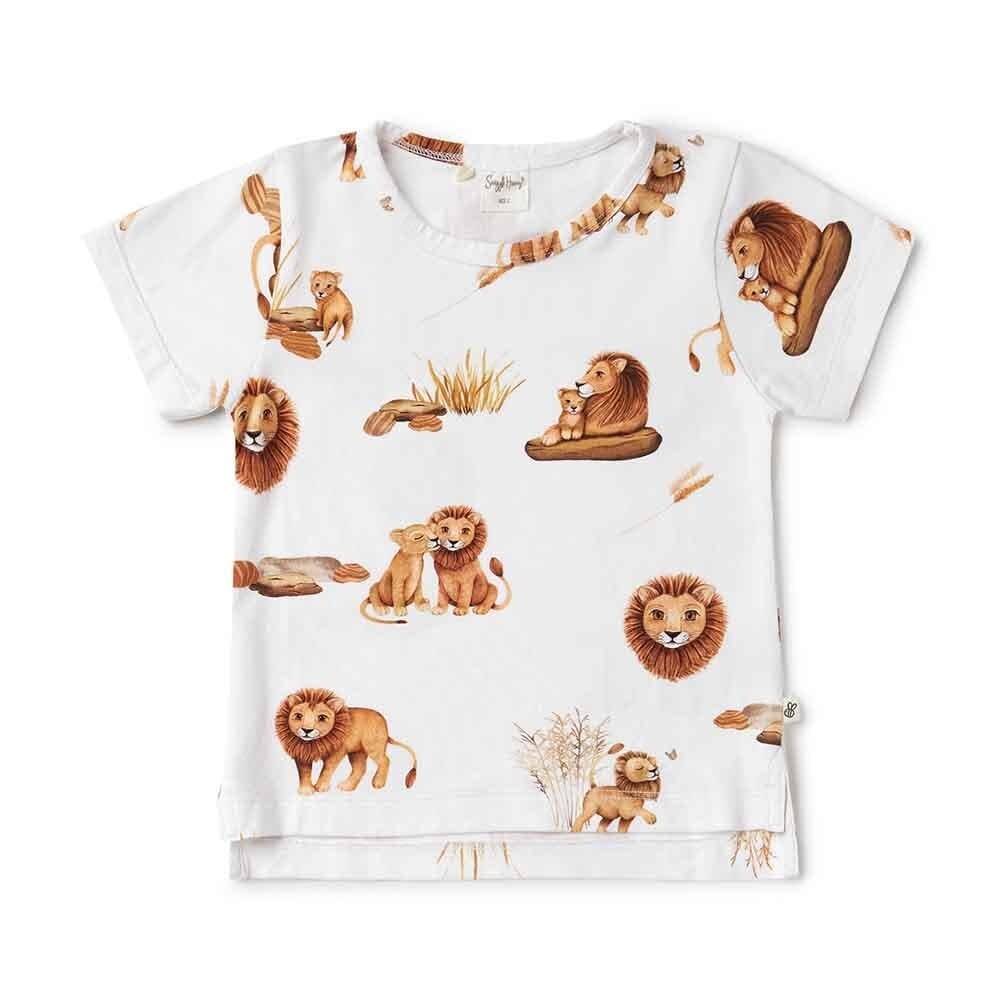 Snuggle Hunny Kids Snuggle Hunny Lion Short Sleeve T-Shirt