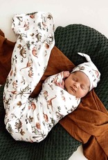 Snuggle Hunny Kids Snuggle Hunny Kids Dino Organic Jersey Wrap & Beanie Set