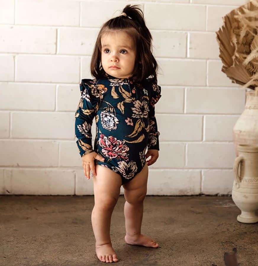 Snuggle Hunny Kids Snuggle Hunny Belle Long Sleeve Bodysuit - Newborn (0000)