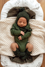Snuggle Hunny Kids Snuggle Hunny Olive Long Sleeve Bodysuit