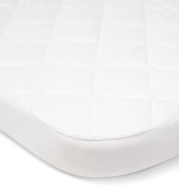 Mamas & Papas Mamas & Papas Lua Bedside Crib Mattress Protector (87cm x 50cm x 5cm) - White