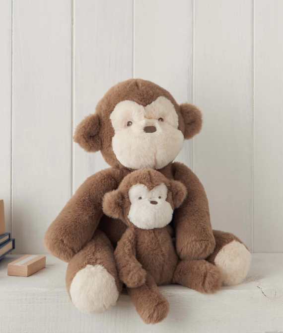 Mamas & Papas Mamas & Papas Welcome to the World Small Beanie Toy - Monty Monkey