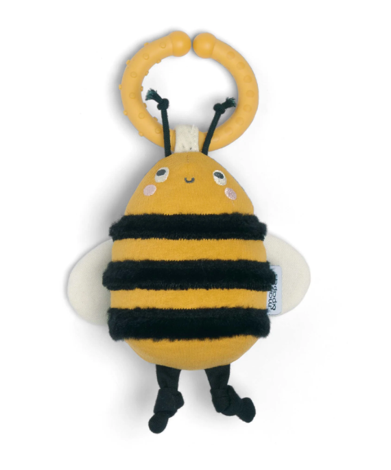Mamas & Papas Mamas & Papas Grateful Garden Multi Linkie Bee Teething Toy