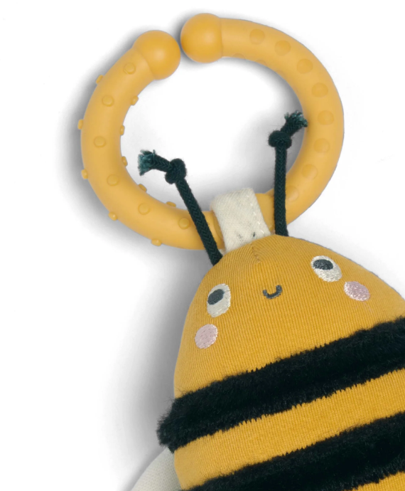 Mamas & Papas Mamas & Papas Grateful Garden Multi Linkie Bee Teething Toy