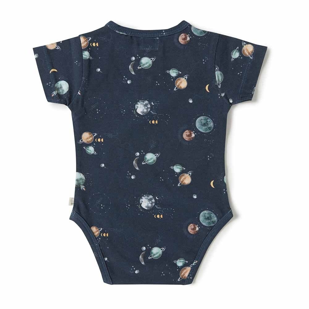 Snuggle Hunny Kids Snuggle Hunny Milky Way Short Sleeve Bodysuit