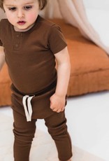 Snuggle Hunny Kids Snuggle Hunny Chocolate Short Sleeve Bodysuit