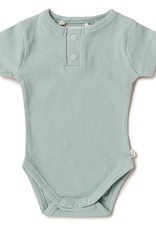 Snuggle Hunny Kids Snuggle Hunny Sage Short Sleeve Bodysuit  6-12M (0)