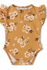 Snuggle Hunny Kids Snuggle Hunny Golden Flower Short Sleeve Bodysuit