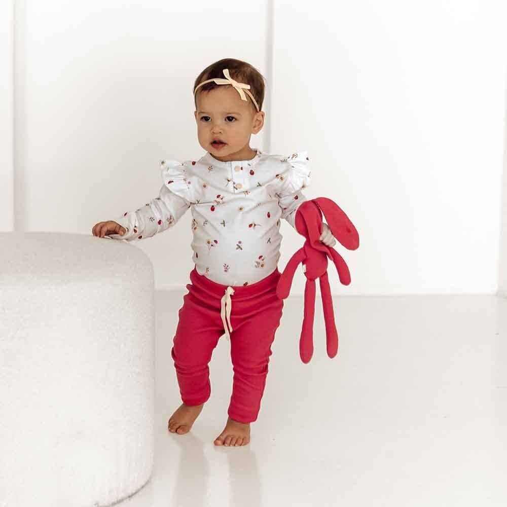 Snuggle Hunny Kids Snuggle Hunny Ladybug Long Sleeve Organic Bodysuit