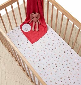 Snuggle Hunny Kids Snuggle Hunny Ladybug Organic Fitted Cot Sheet