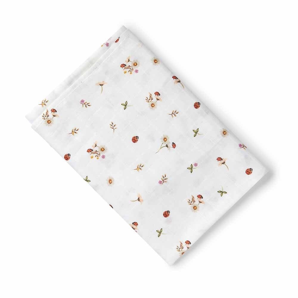 Snuggle Hunny Kids Snuggle Hunny Ladybug Organic Muslin Wrap