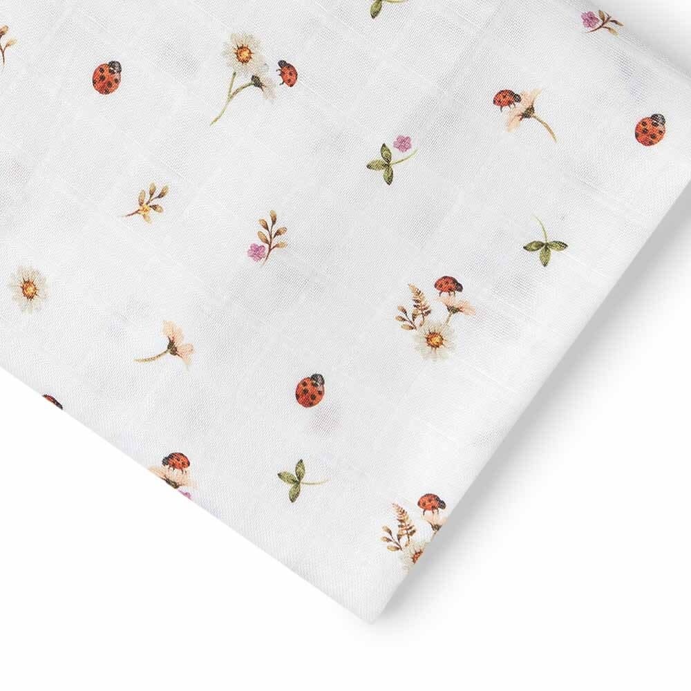 Snuggle Hunny Kids Snuggle Hunny Ladybug Organic Muslin Wrap