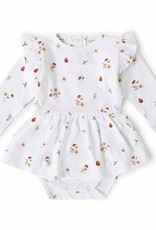 Snuggle Hunny Kids Snuggle Hunny Ladybug Long Sleeve Organic Dress
