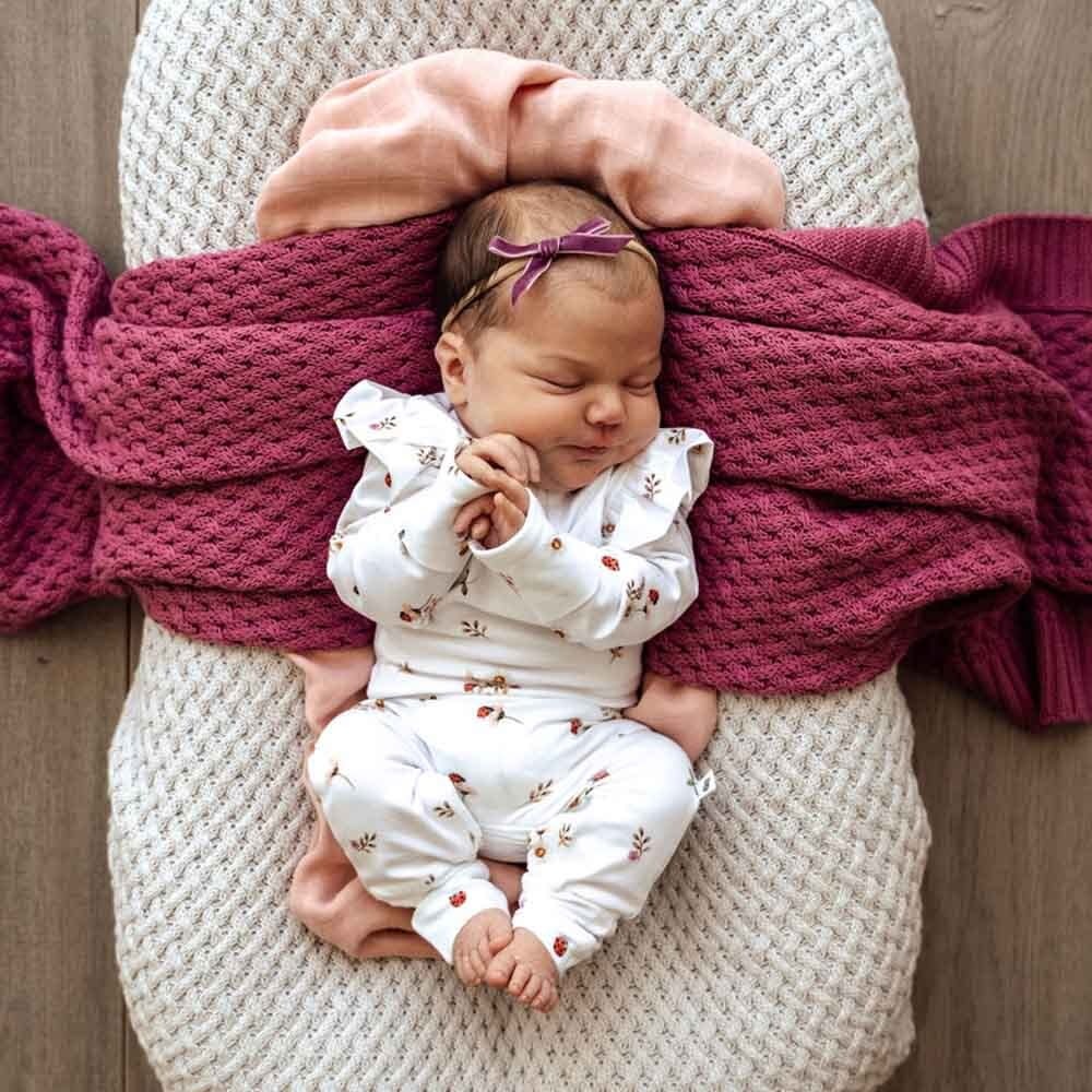 Snuggle Hunny Kids Snuggle Hunny Ladybug Organic Growsuit