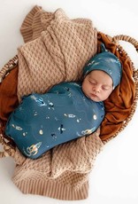 Snuggle Hunny Kids Snuggle Hunny Rocket Organic Snuggle Swaddle & Beanie Set