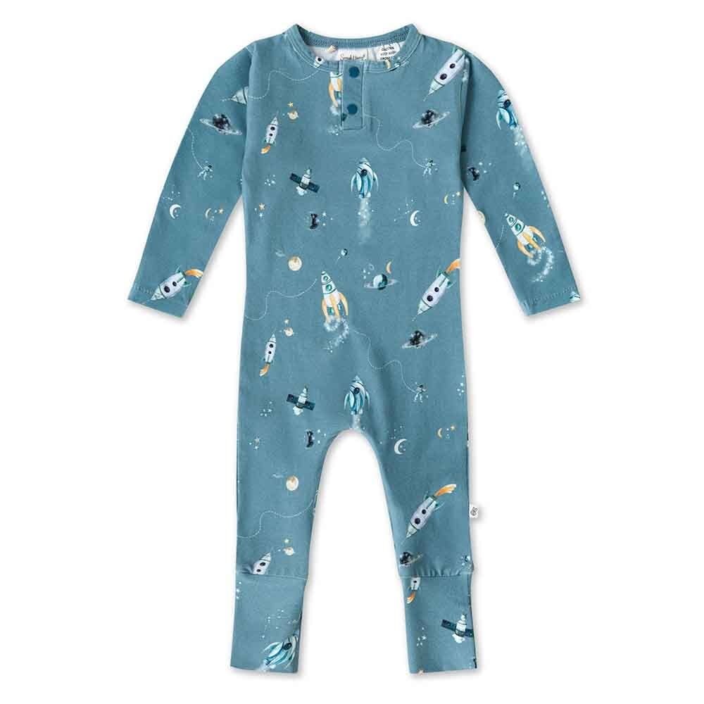 Snuggle Hunny Kids Snuggle Hunny Rocket Organic Growsuit