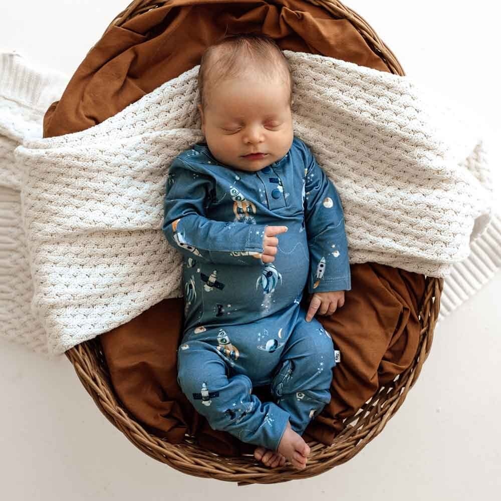 Snuggle Hunny Kids Snuggle Hunny Rocket Organic Growsuit