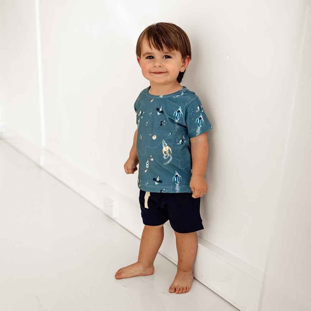 Snuggle Hunny Kids Snuggle Hunny Rocket Short Sleeve T-Shirt