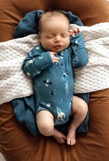 Snuggle Hunny Kids Snuggle Hunny Rocket Long Sleeve Organic Bodysuit - Size 1