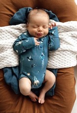 Snuggle Hunny Kids Snuggle Hunny Rocket Long Sleeve Organic Bodysuit - Size 1