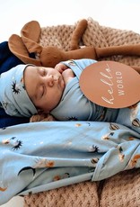 Snuggle Hunny Kids Snuggle Hunny Dream Organic Jersey Wrap & Beanie Set