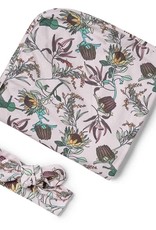 Snuggle Hunny Kids Snuggle Hunny Banksia Organic Jersey Wrap & Topknot Set