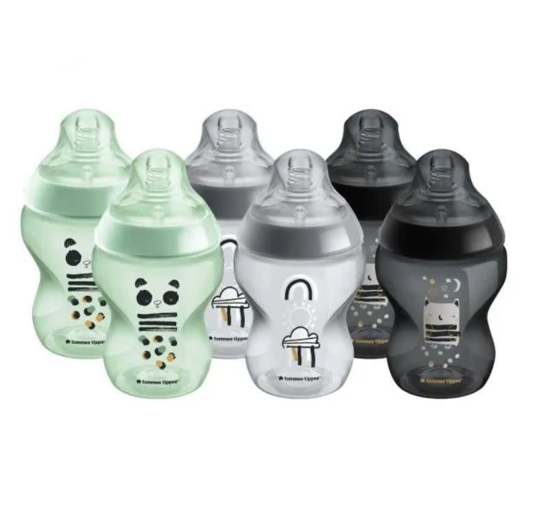 Tommee Tippee Tommee Tippee Closer To Nature 260Ml Bottle (6Pk) Boy