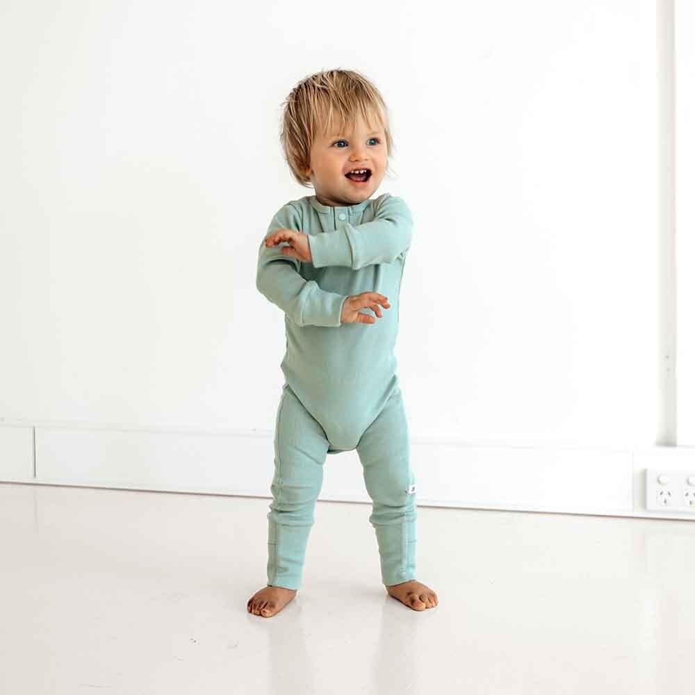 Snuggle Hunny Kids Snuggle Hunny Sage Growsuit