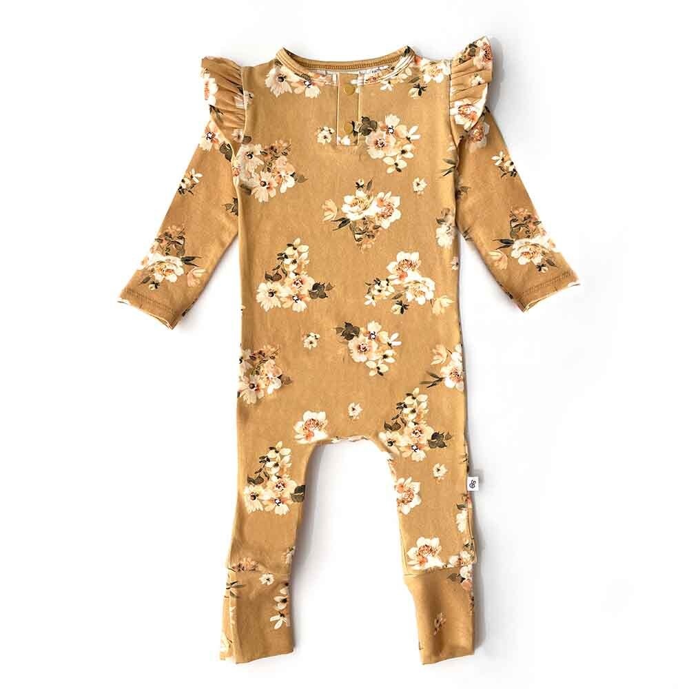 Snuggle Hunny Kids Snuggle Hunny Golden Flower Growsuit