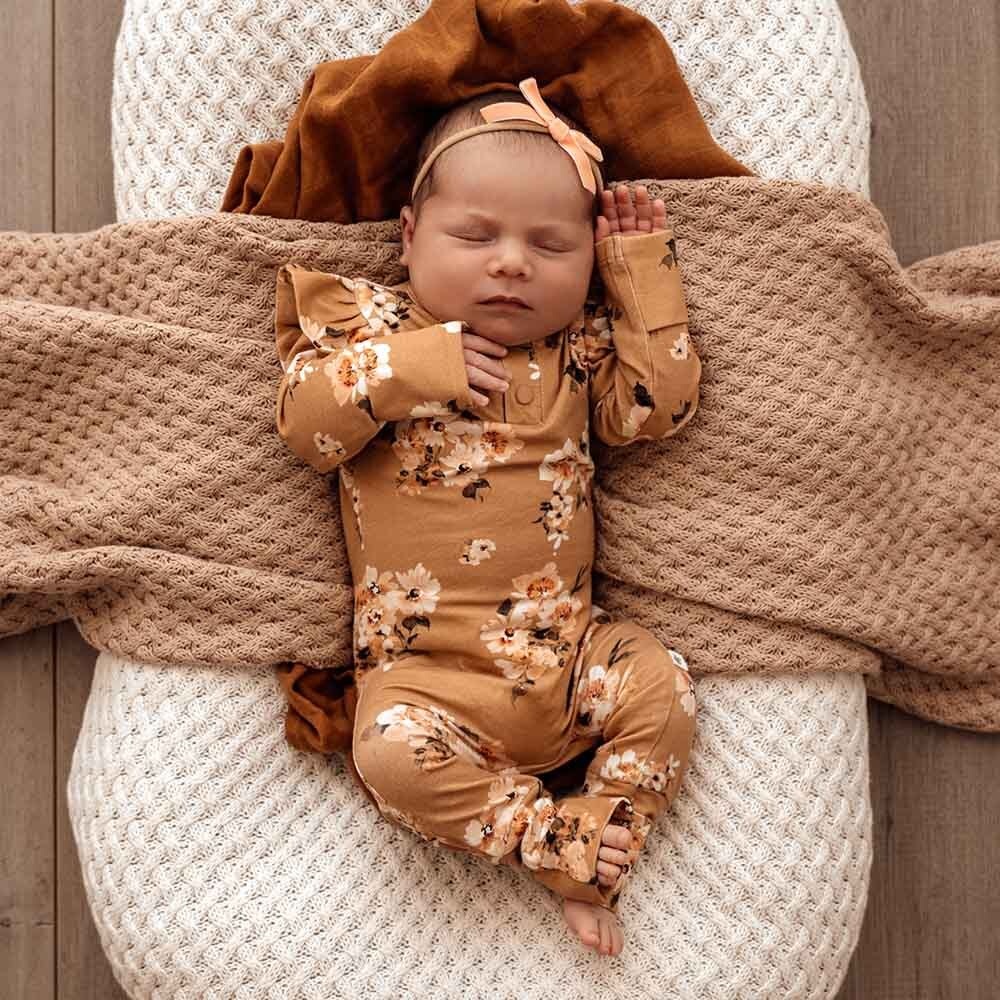 Snuggle Hunny Kids Snuggle Hunny Golden Flower Growsuit