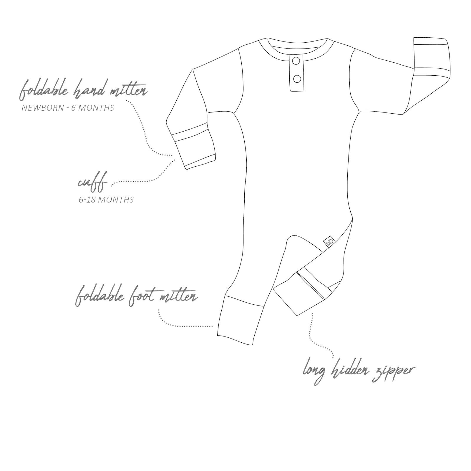 Snuggle Hunny Kids Snuggle Hunny Golden Flower Growsuit