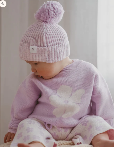 Ziggy Lou Ziggy Lou Beanie Lavender -3-4Y