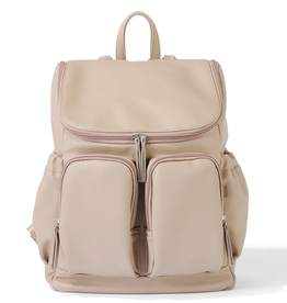 OiOi OiOi Dimple Faux Leather Nappy Backpack - Oat
